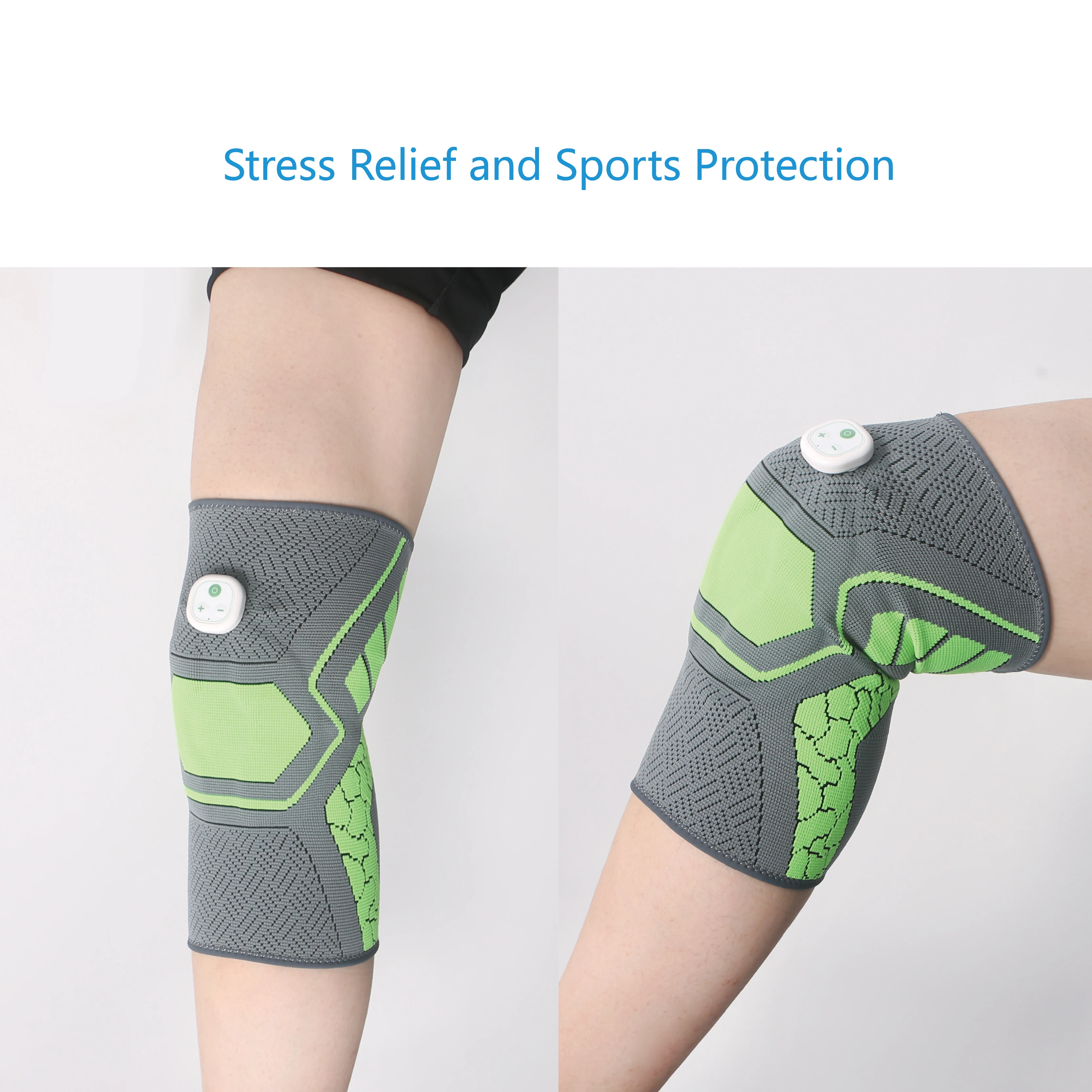 2023 Amazon Hot Sale Products Sport Knee Brace with EMS/TENS Massage Technology Leg Press Knee Pads Tens EMS Machine