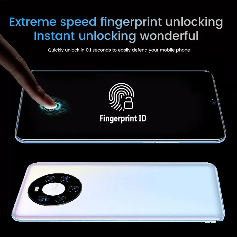  Лидер продаж 2021 Новое поступление на Amazon мобильный телефон Mate 40 Pro + полноэкранный Android 10 0 сотовый Mate40