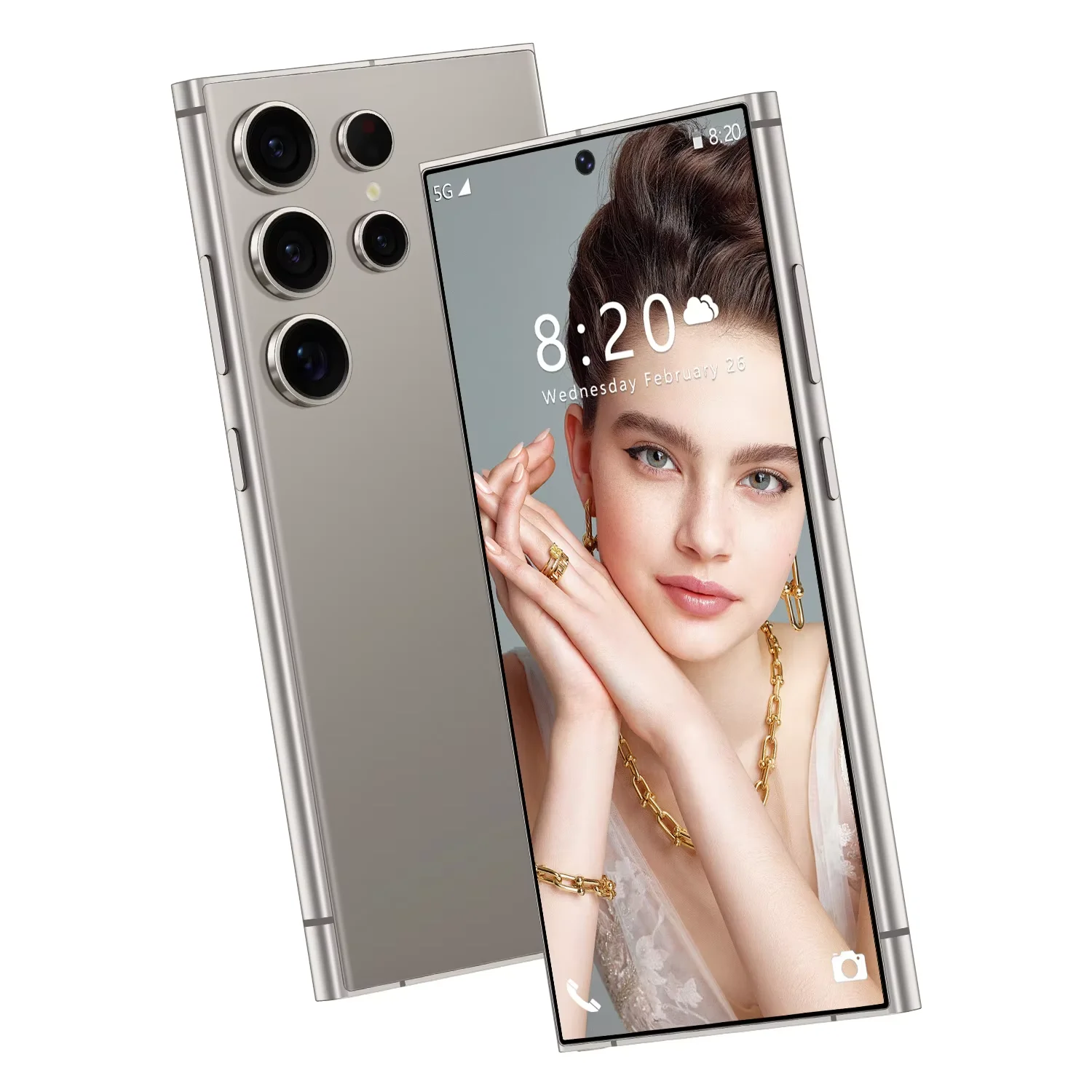 Сотовые мобильные телефоны S24 Ultra Samsung 16GB + 1TB смартфон 48MP 108MP 8000 мАч смартфоны 5G игровые 7 дюймов Android 13 0