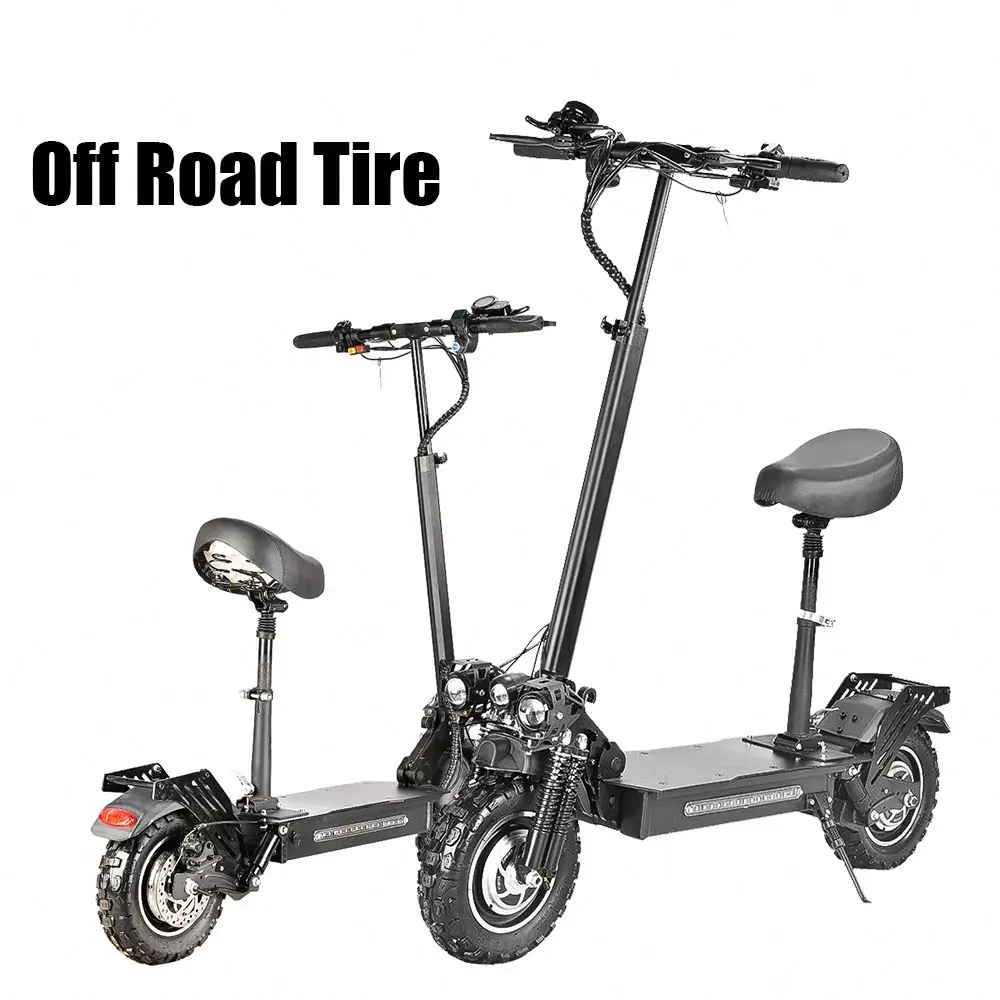 Wholesale Buy UK USA EU Warehouse 48V 1200W Double Motor Long Range Off Road Foldable Electric Scooter