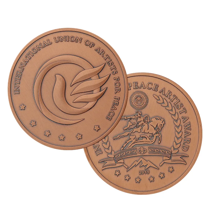 SE7 OEM ODM Zinc Alloy 999 Silver Massage Chair Old Gold Challenge Coin For Coin Pusher Machine Operated Games