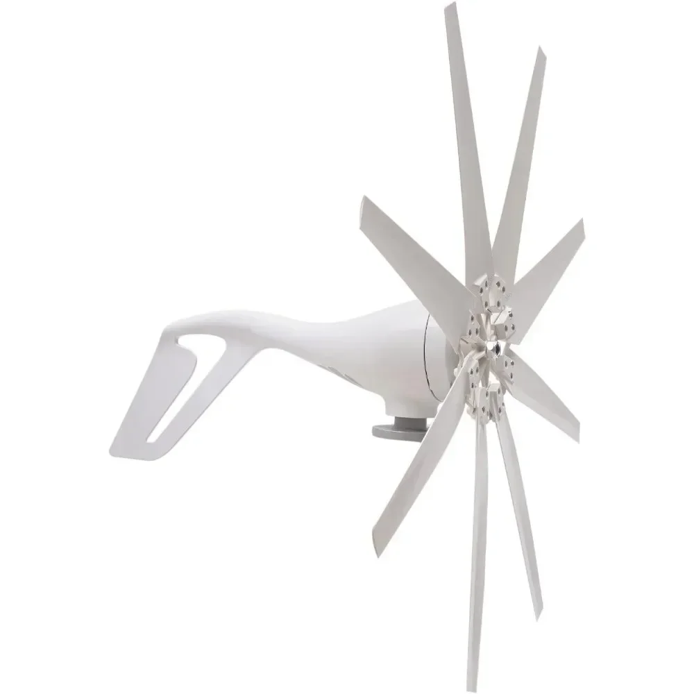 600W 12V Wind Turbine Generator Kit w/8 Blades,Wind Power Generator for Marine RV Home,Wind Generator Kit with Charge Controller