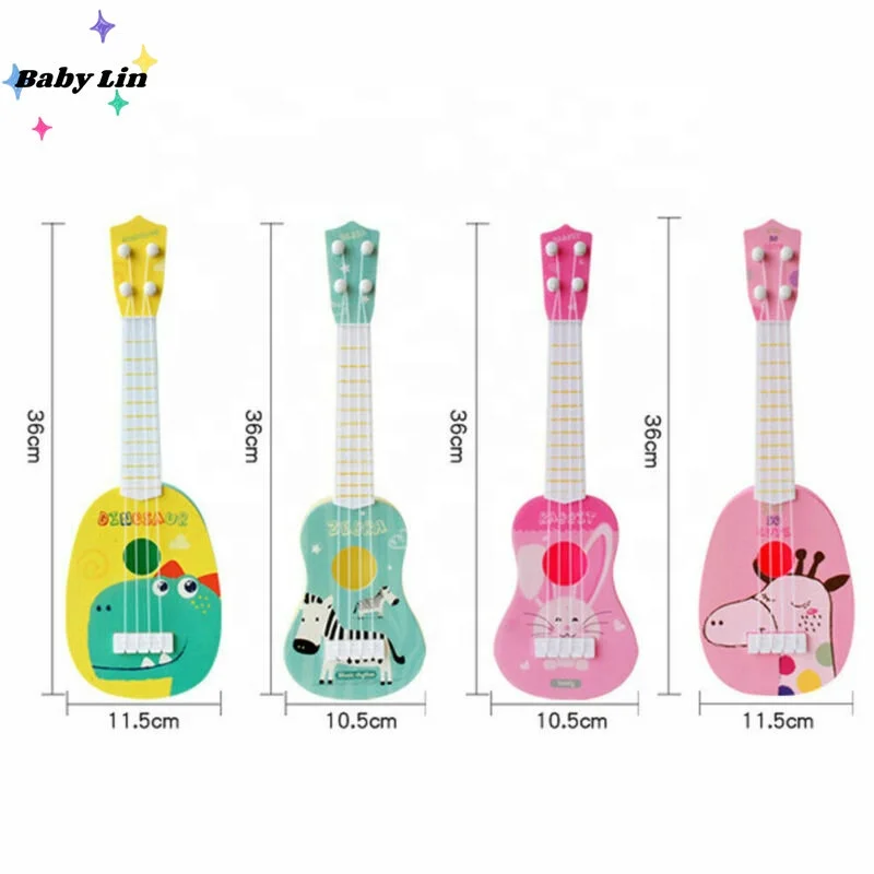 Mini Four Strings Ukulele Guitar Musical Instrument Children Kids Educational Toys Early Intellectual Development Toy 2023 New