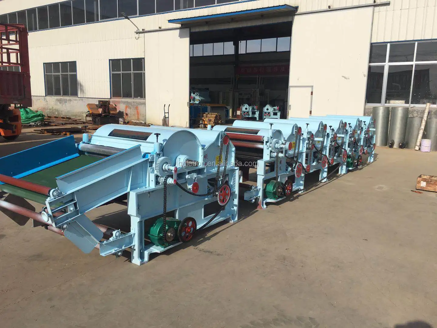 Textile Recycling Line Cotton Waste Cleaning Machine With High Capacity