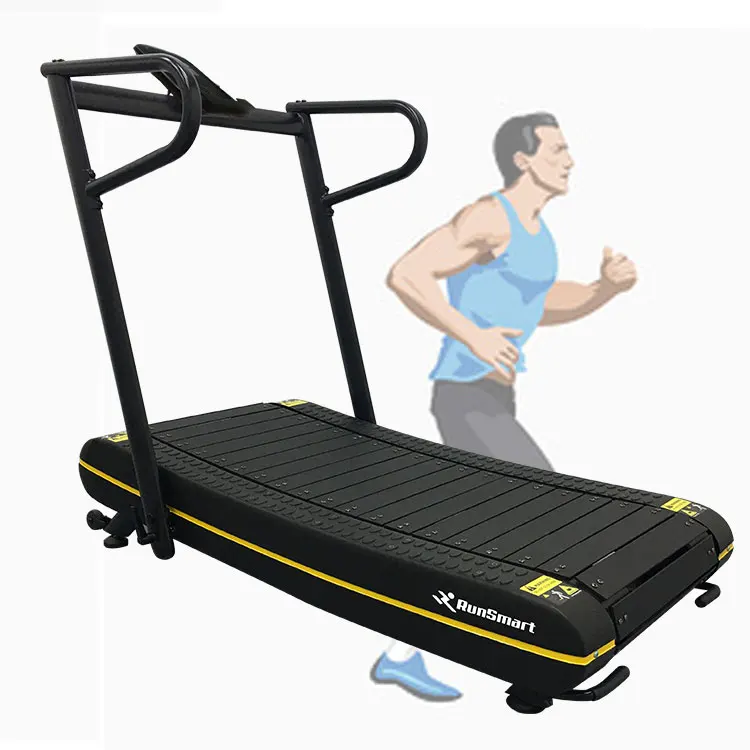 exercise gym equipment latest brand curved treadmill with low price for strengthen body manual folding running machine