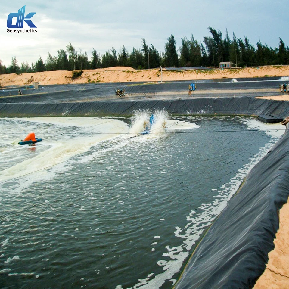 Factory Directly  Supply High Quality Astm GRI13 2 MM Pond Liner  Dam Liners HDPE Geomembrane