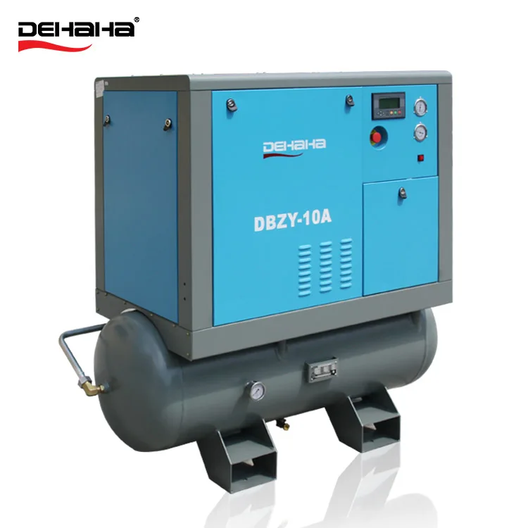 DBZY-10A 10 л.с. 16 бар промышленные винтовые воздушные компрессоры с сушилкой и баком для лазерной резки