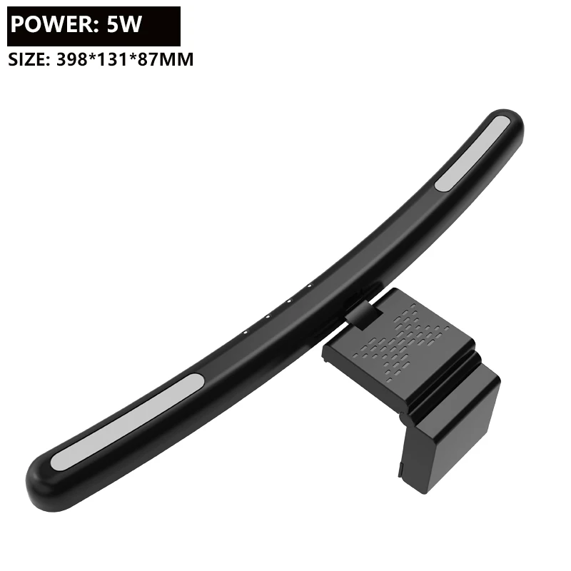 Curved Screenbar Monitor Light 3-Mode 7 Color Backlight Office Gaming Computer Lamp Desktop Led Screen Bar Hanging Light