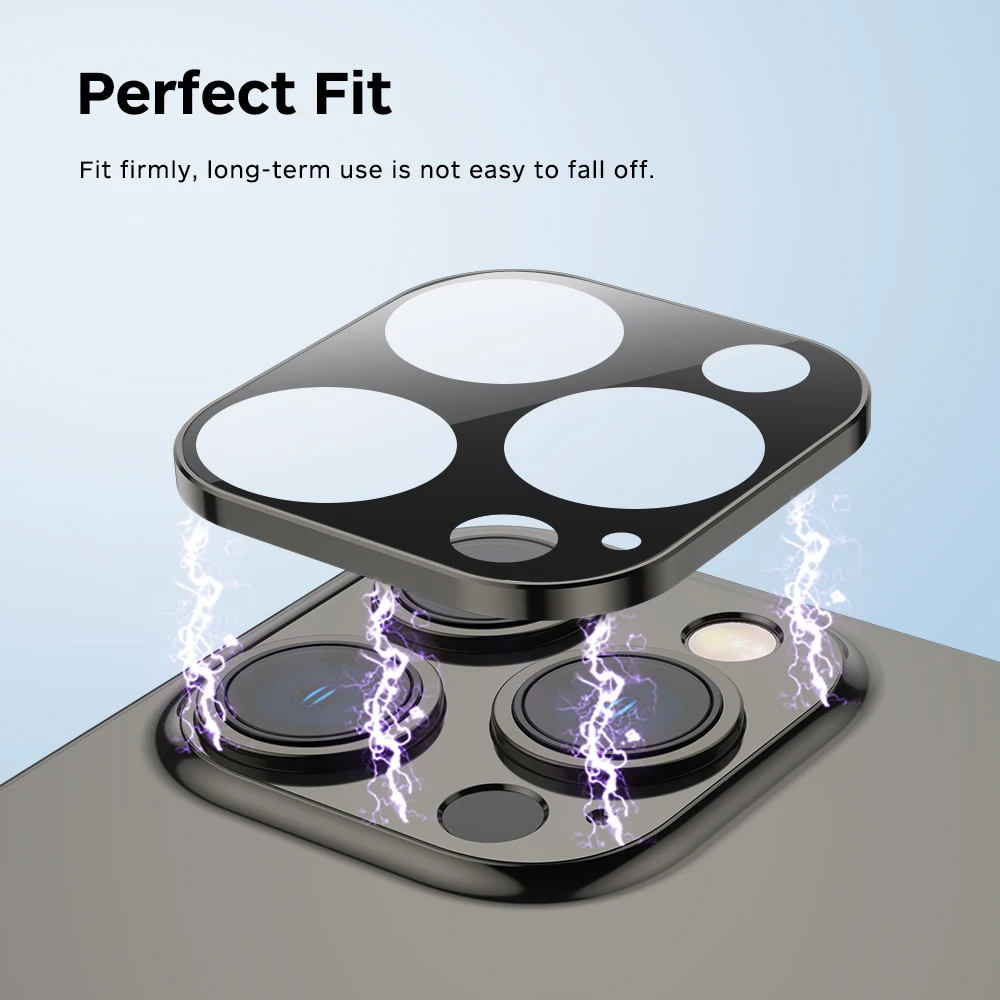 Mobile Phone Back Cover Sticker 3D Full Cover Camera Len Protector Film Golden Back Skin Sticker for iPhone 13