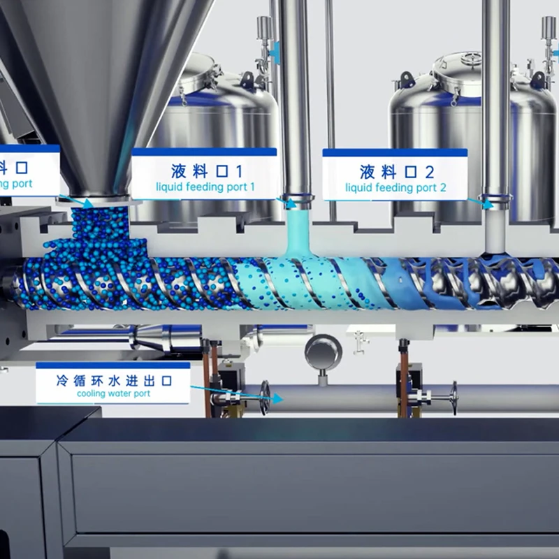 Lab Twin Screw Extruder Machinery Industry Equipment Industrial Screw Extruder