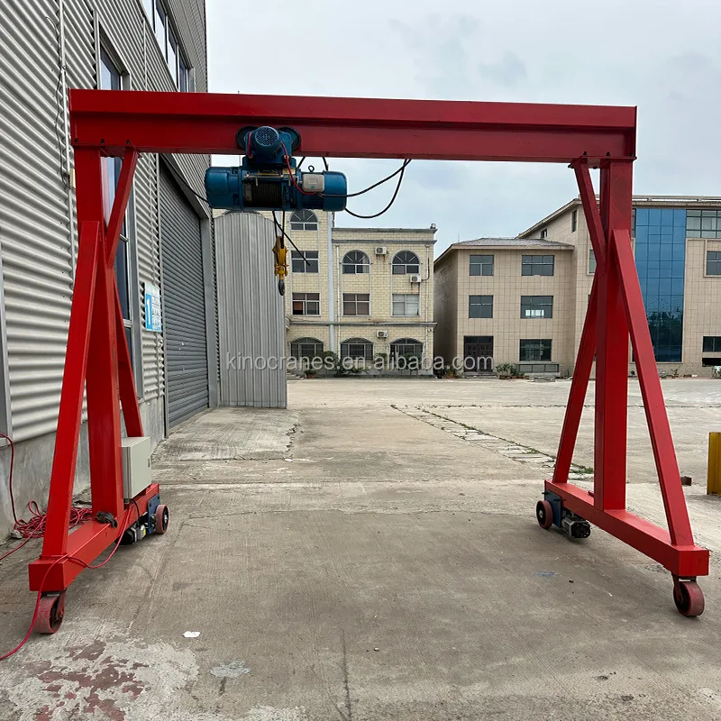 Kenancranes Industrial Single Beam Trackless Electric Simple Gantry Crane