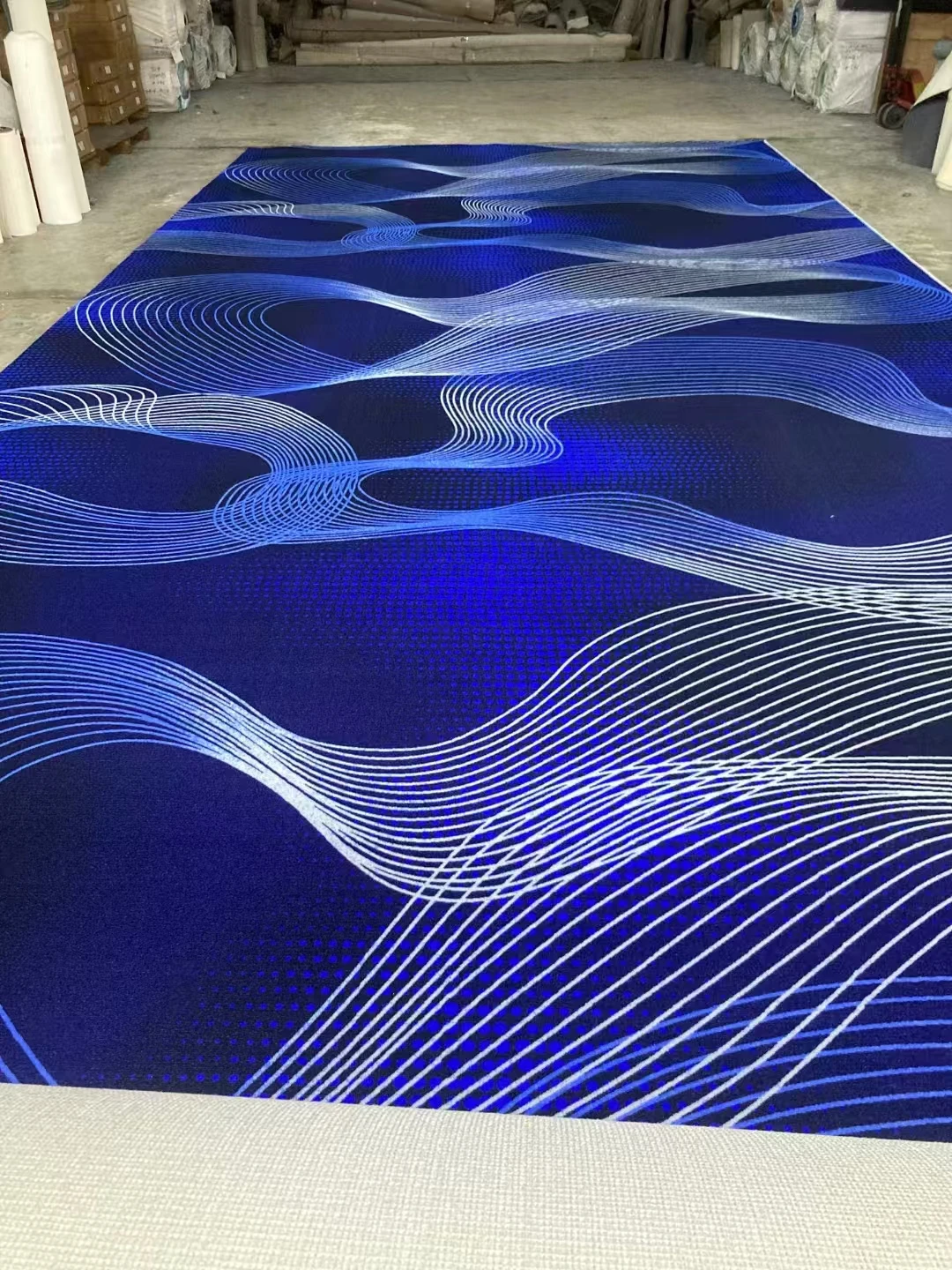 China Factory loop pile printed Carpet Machine Made Eco-friendly Commercial Carpet Loop Pile Wall to Wall Carpet