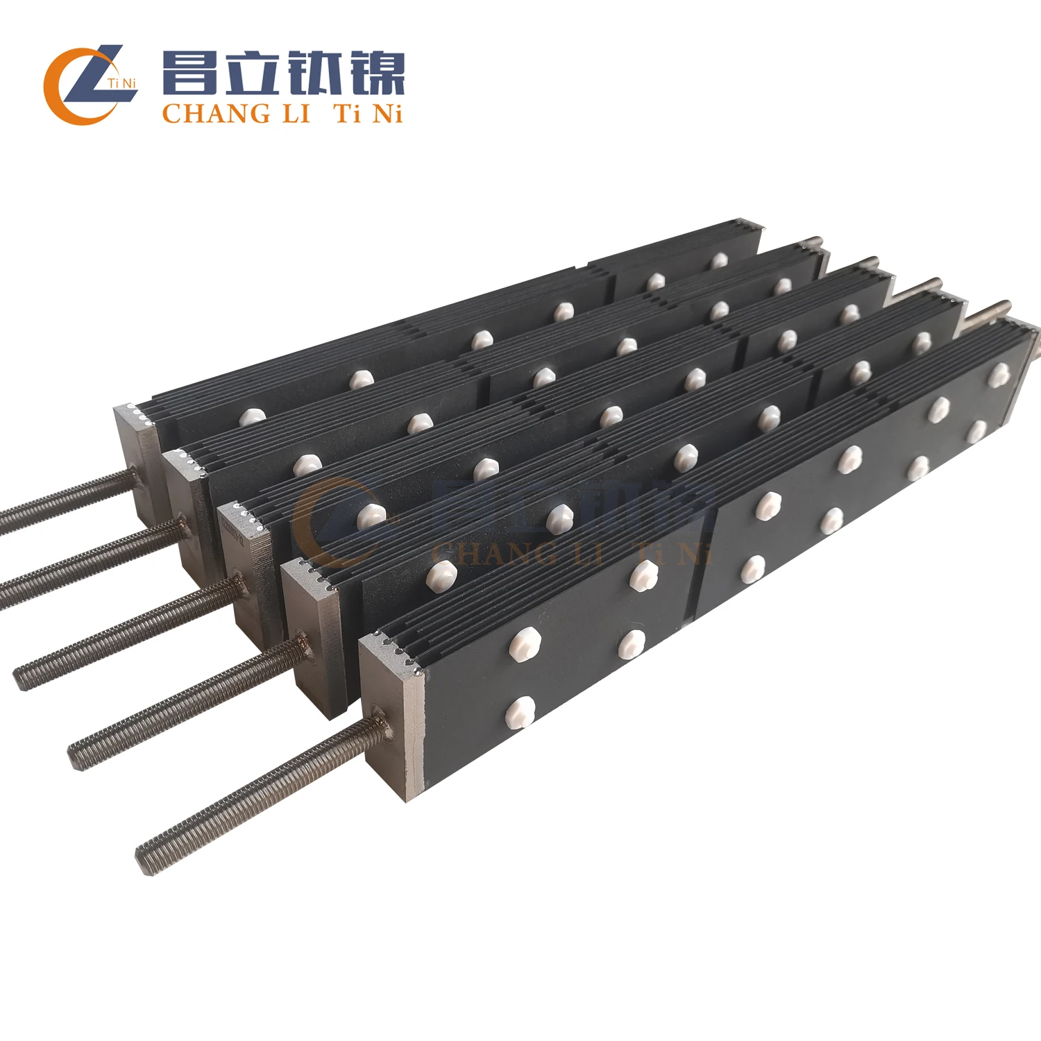 ruthenium iridium oxide coated titanium anode for swimming pool chlorinator