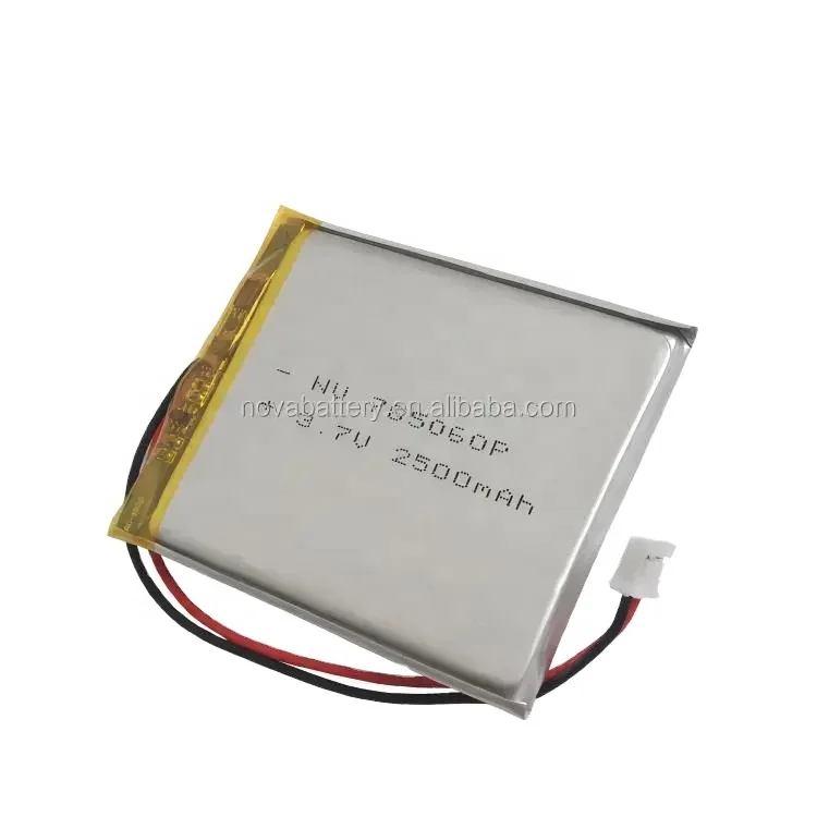 Wholesale  3.7v 2500mah 785060 UN38.3 certificate customized lipo battery 14.8v 2500mah battery