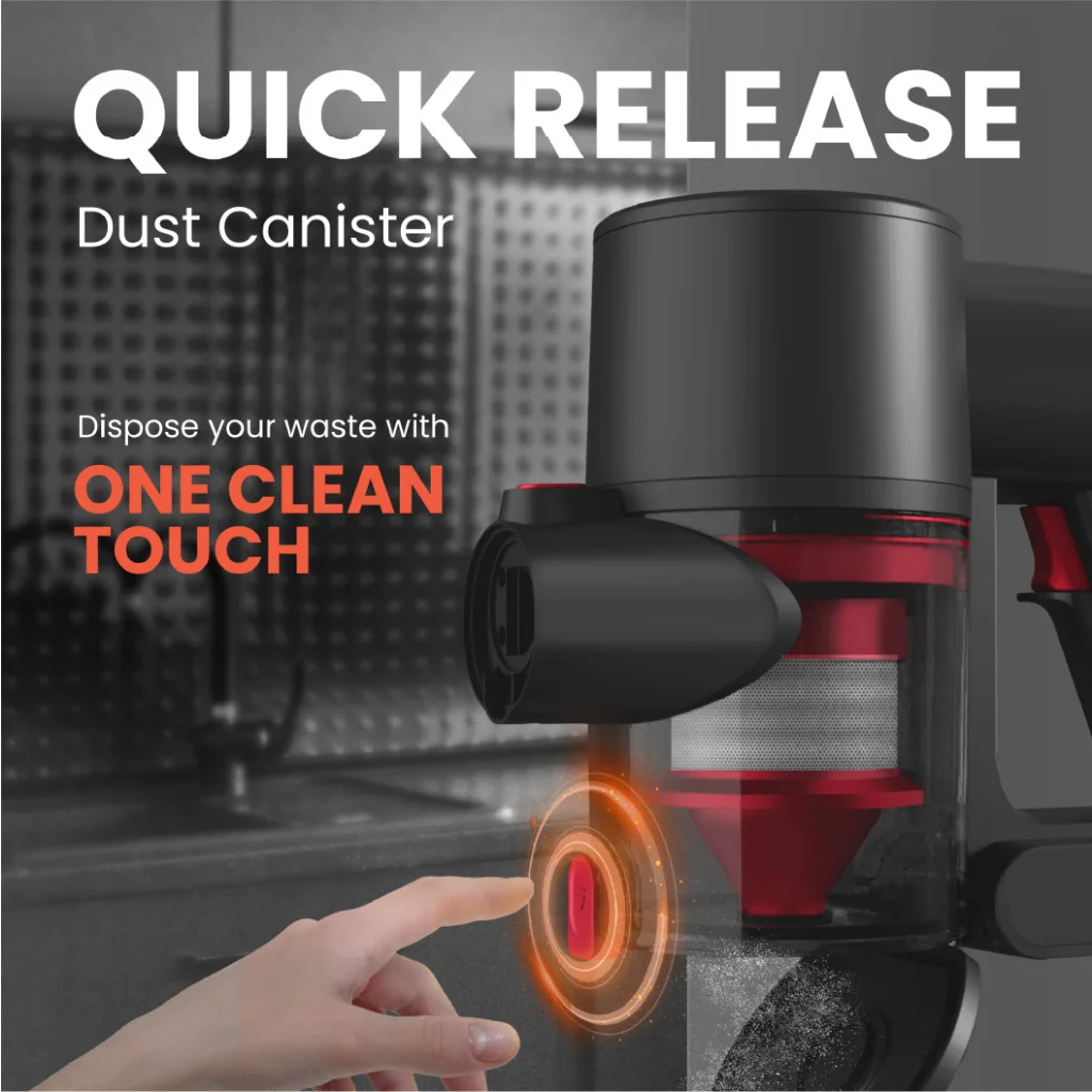 OEM Powerful Bagless Cyclone Vacuum Cleaner Manual Source Brushless Motor Handheld Wireless Household Car Use Upright