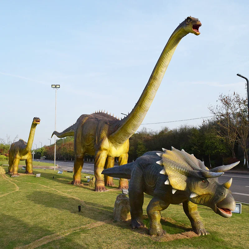 Artificial Animated Animatronics Robot Electric Real-life Dinosaur for Exhibition