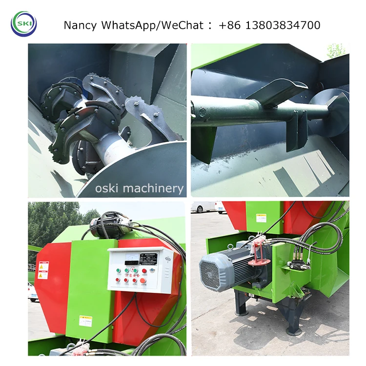 Small TMR Mixer Wagon Cattle Feed Mixer And Grinder Livestock Feed Mixing Machine For Farms