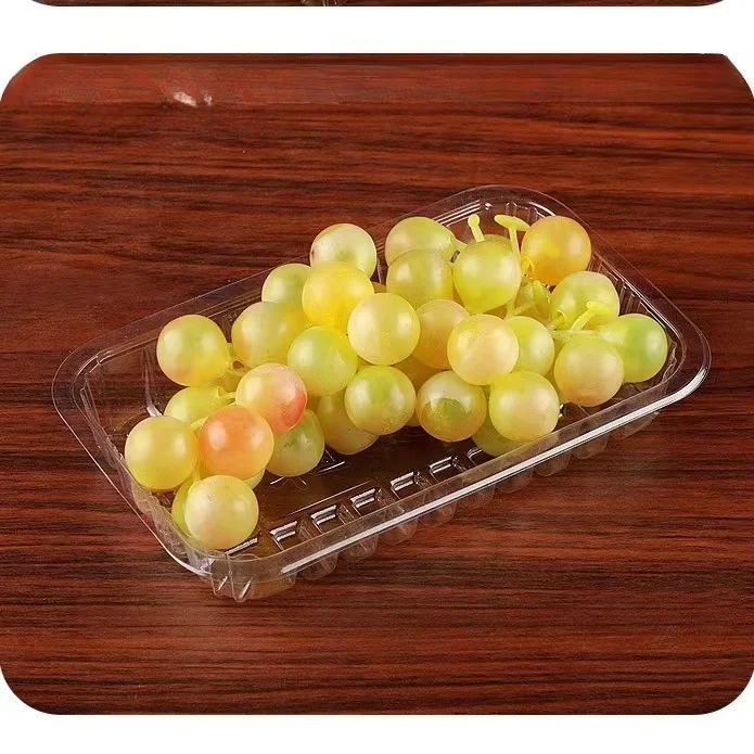 Индивидуальная одноразовая пластиковая лоток для фруктов и овощей продуктовый супермаркет выставочная коробка упаковки без крышки