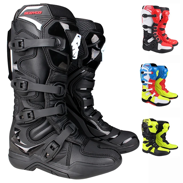 Motocross Boots Biker Boots Textile Motorcycle Shoes for Sale High Quality Top Gear Original Leather Customized Motocross Boots