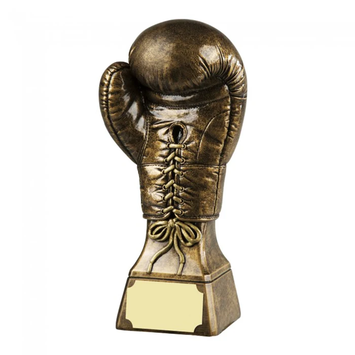 New resin boxing glove and shoe Custom Boxing Trophies