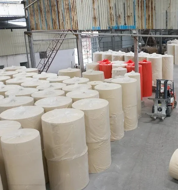 China Factory Hygienic Facial Tissue Mother Jumbo Roll Virgin Pulp Facial Paper Parent Big Roll