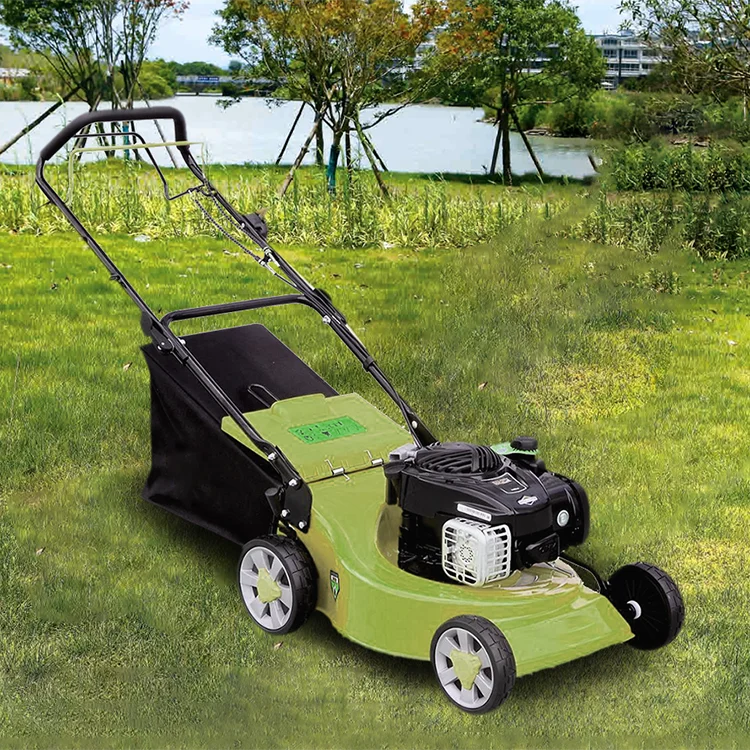 Landtop 18inch 139cc Steel Chasis Gasoline Grass Cutter Tractor Equiment Lawn Mower for Garden