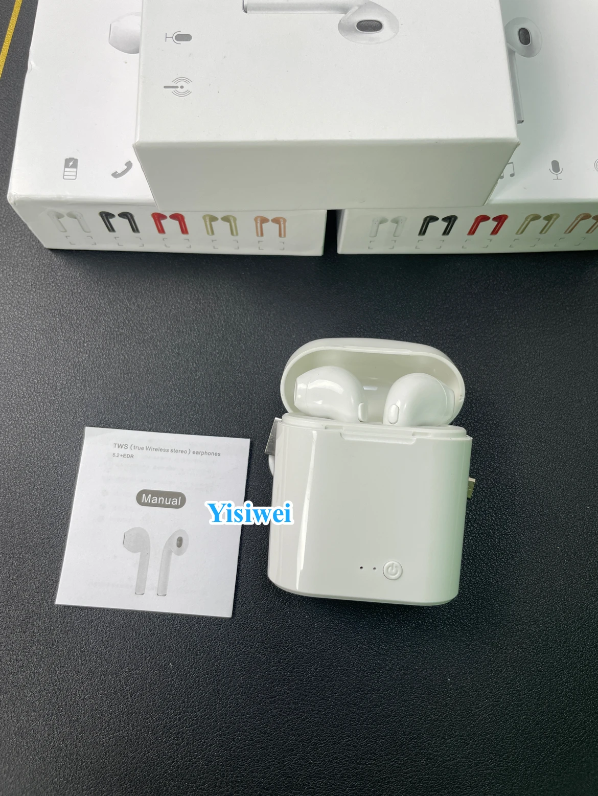 2022 free sample cheaper tws gaming earbuds real stereo power bank I7S earphones