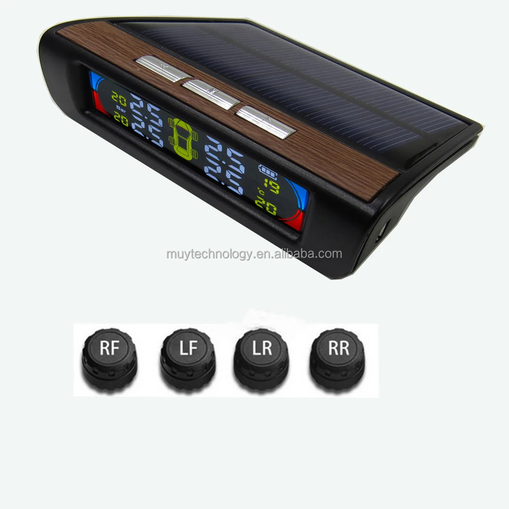 3.5 bar tpms sensor Car tire pressure sensor with LCD display digital tire pressure monitoring system