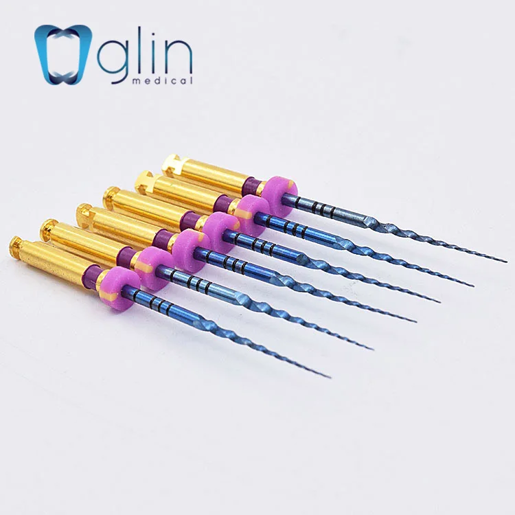 Dental Factory Direct Wholesale Blue Heat Activation Rotary Files 25mm S1