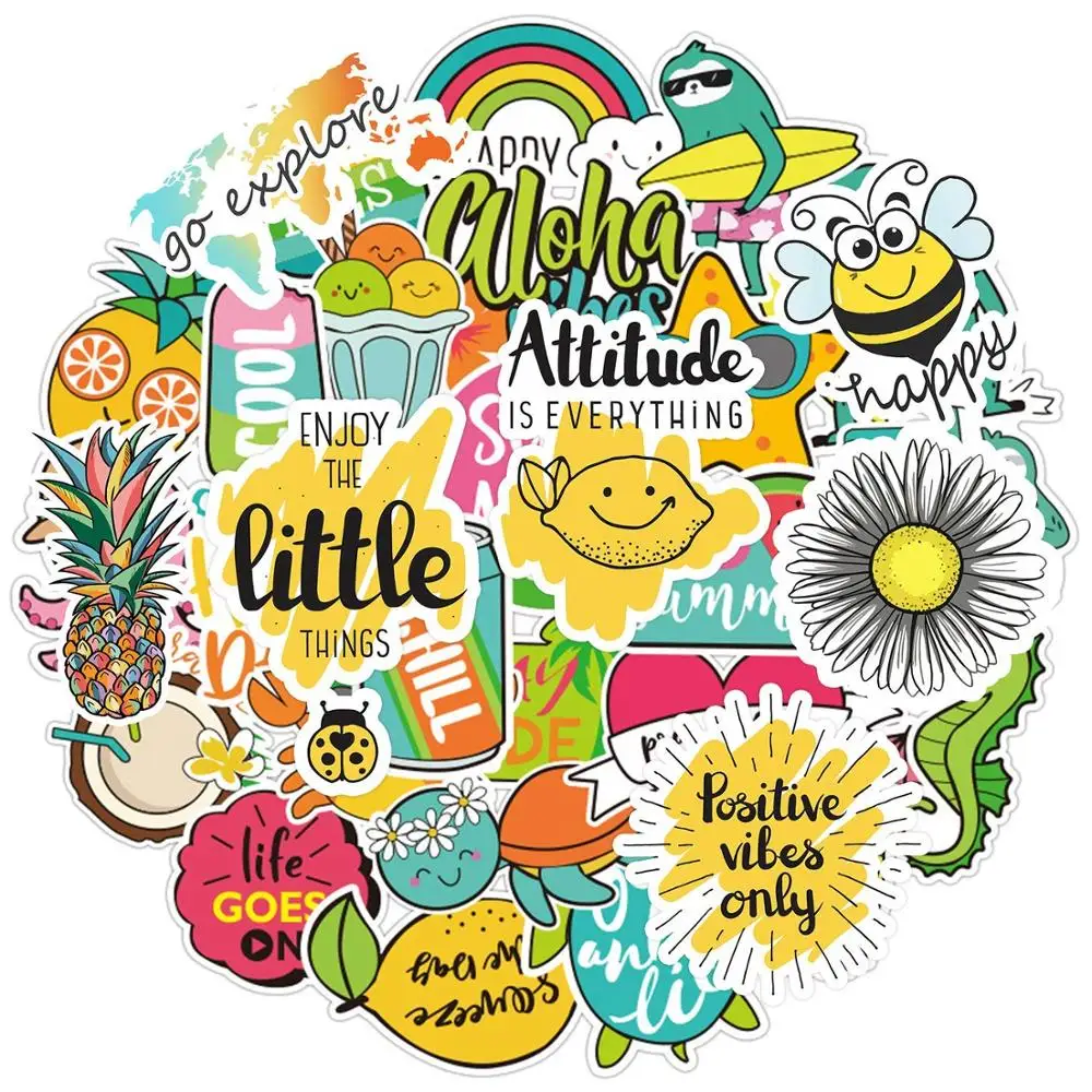 vsco cartoon rick and morty sticker removable anime vinyl stickers mix for DIY Motorcycle Laptop Bike