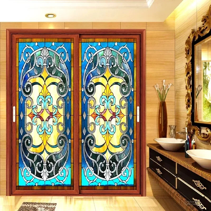 Customized European for Church and Buildings Tiffany Style Handcraft  Panel Wall Stained Glass Window