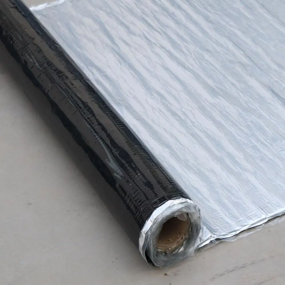 black self-adhesive bitumen waterproof membrane with SBS from China