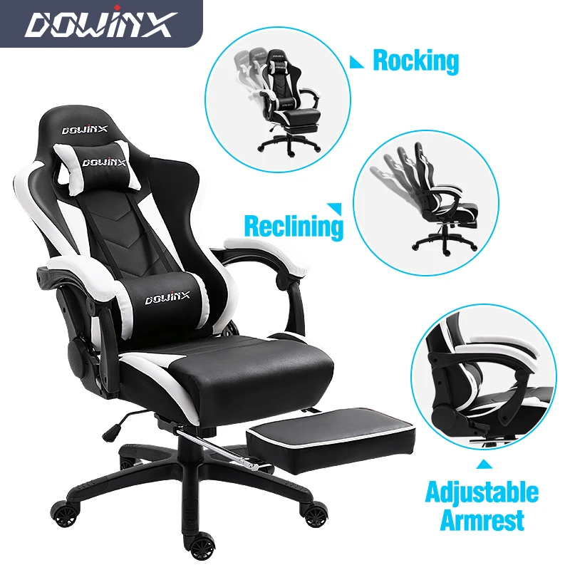 Дешевый стул игровая кожа пенная Подушка с запоминанием подушка компьютерными играми стулья гоночный стиль Офисный Компьютерный автомобиль колесами для компьютерных игр