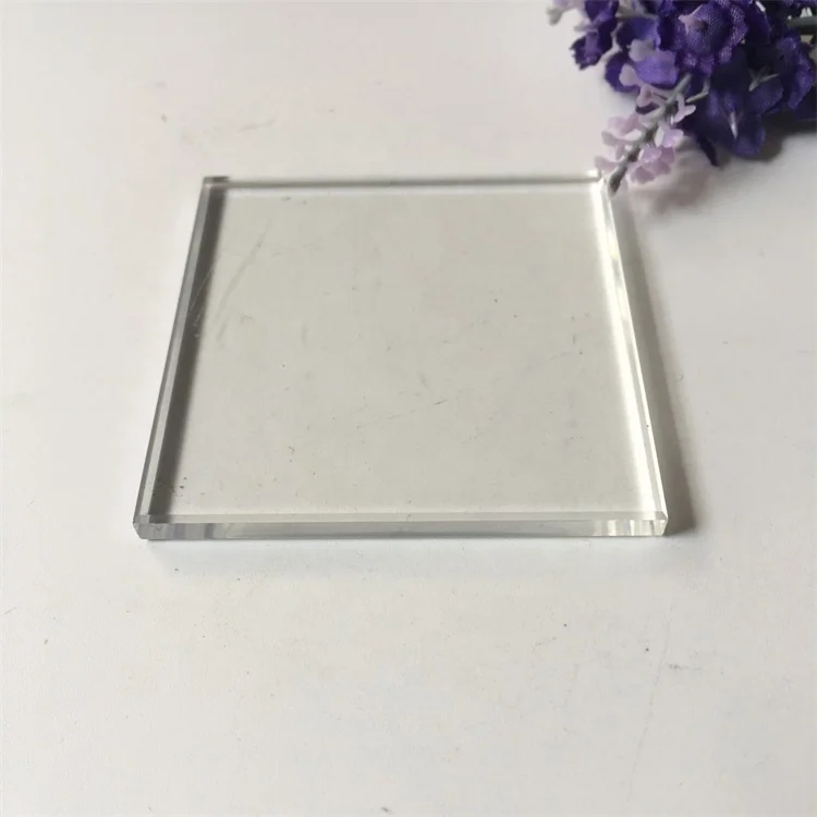 Glass factory customized Rectangle discovery 4 back light custom lamp glass cover for  LED light