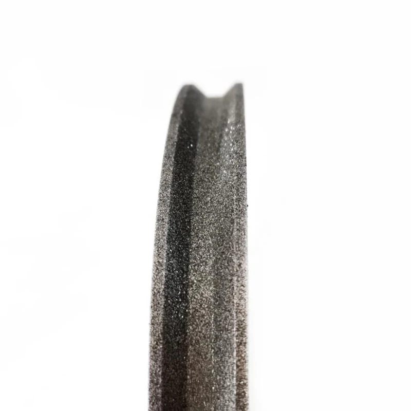 Customized V-shaped electroplated diamond wheel Straight line bevel grinding machine ceramic glass molding chamfering wheel