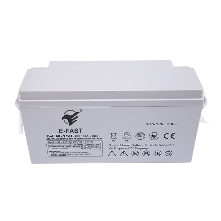 New Factory directly sale Cheap Price E-FAST ET150-12 Energy storage lifepo4 solar battery 12V 100ah 200ah lead acid batteries