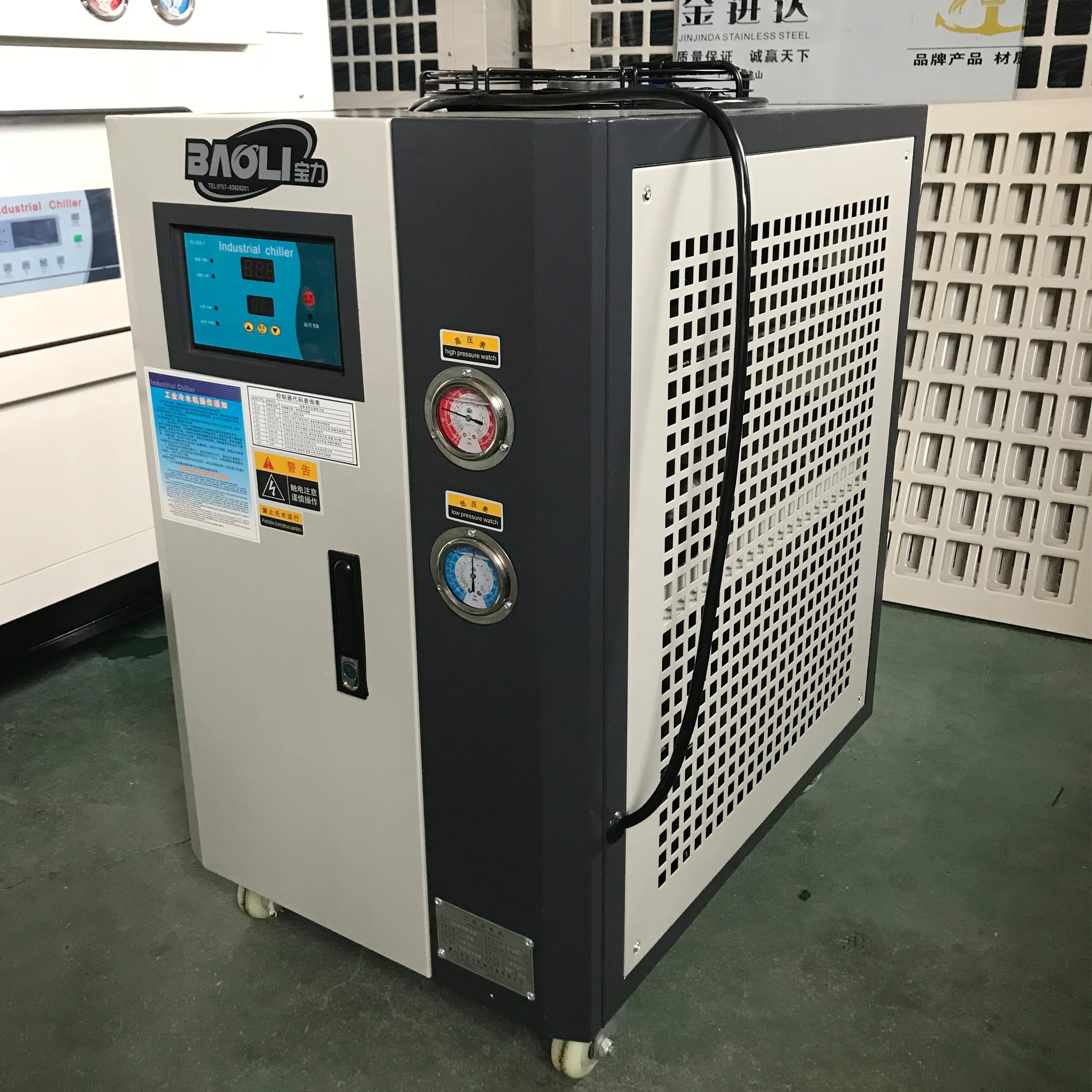 Air Cooled Industrial Chiller for CNC or Laser engraving cutting machine cooler designed by Factory Direct Supplier