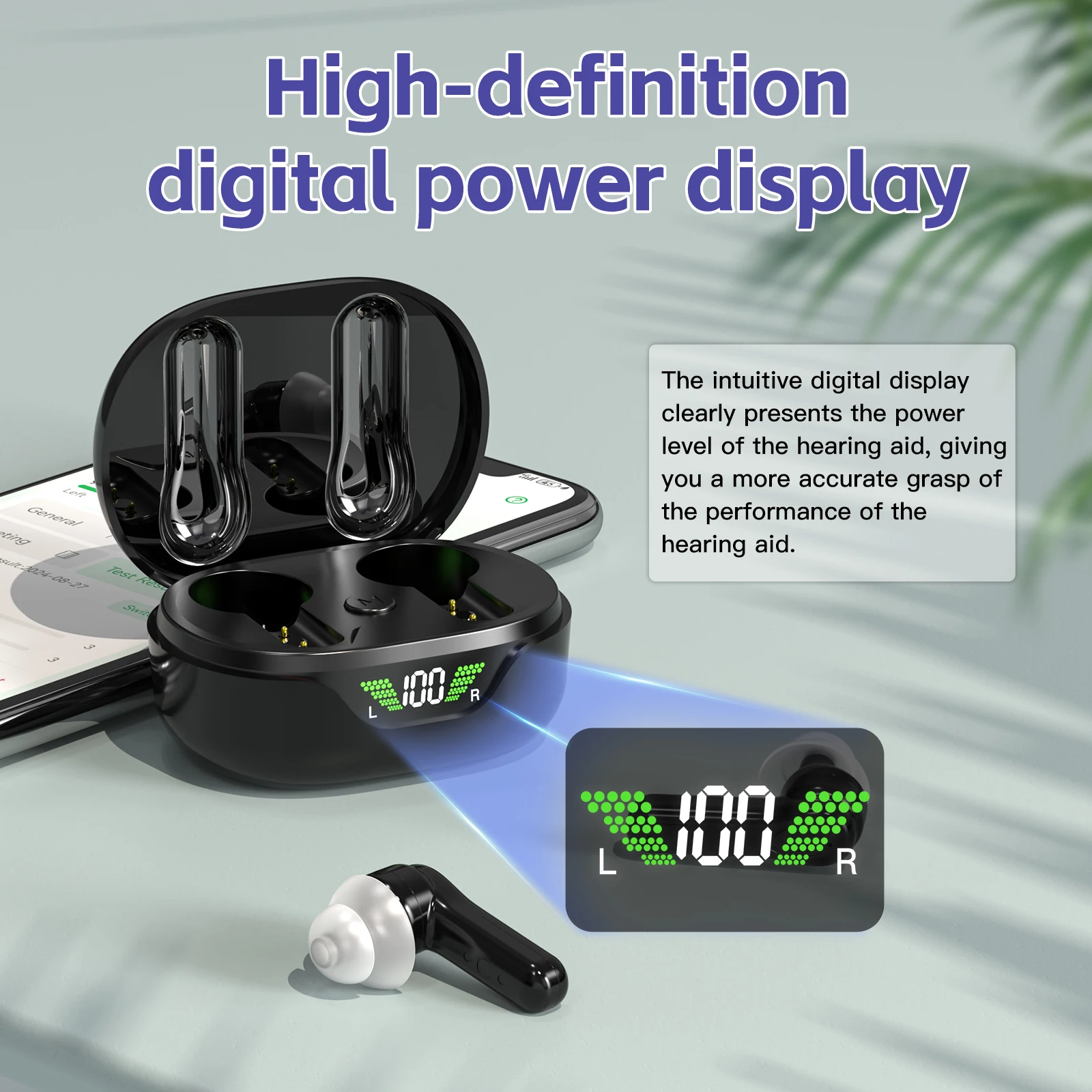 APP high-end TWS hearing aids rechargeable programmable hearing aids for the deaf price list wholesale audifonos para sordos