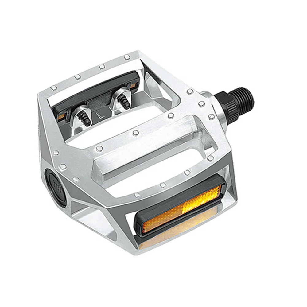 Нескользящие педали Yonghua из сплава для горного велосипеда с отражателем подходят для большинства взрослых велосипедов с шарикоподшипниковой платформой велосипедные педали
