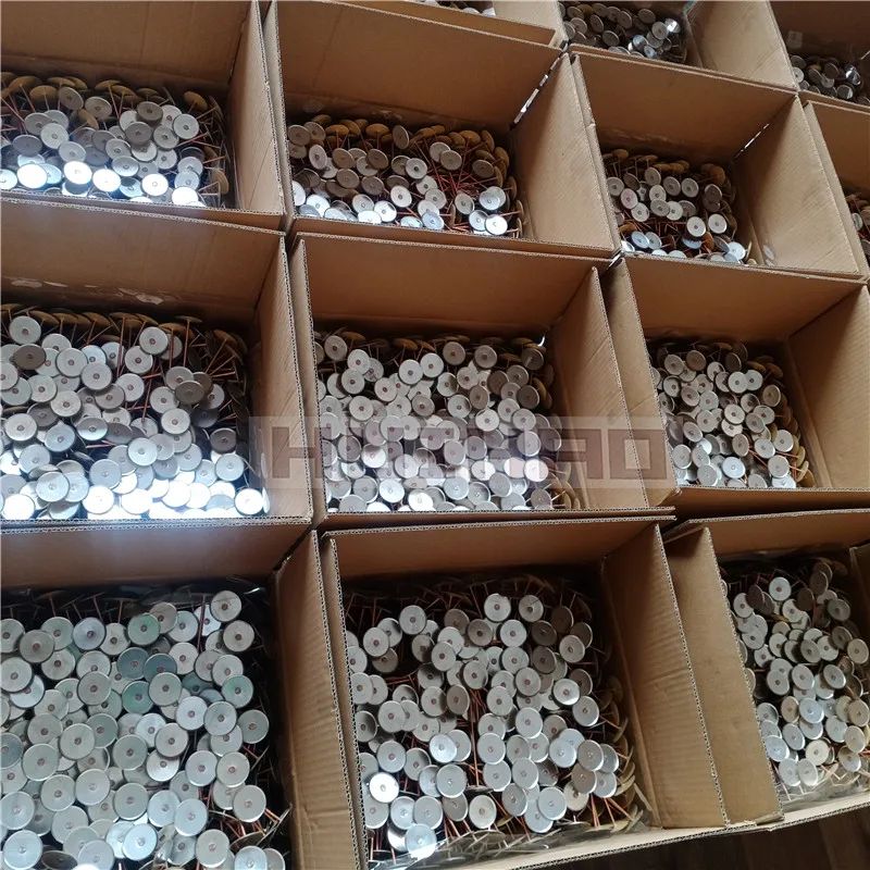 10 ga Duct Liner Weld Pin copper coated weld nail zin coated welding pin