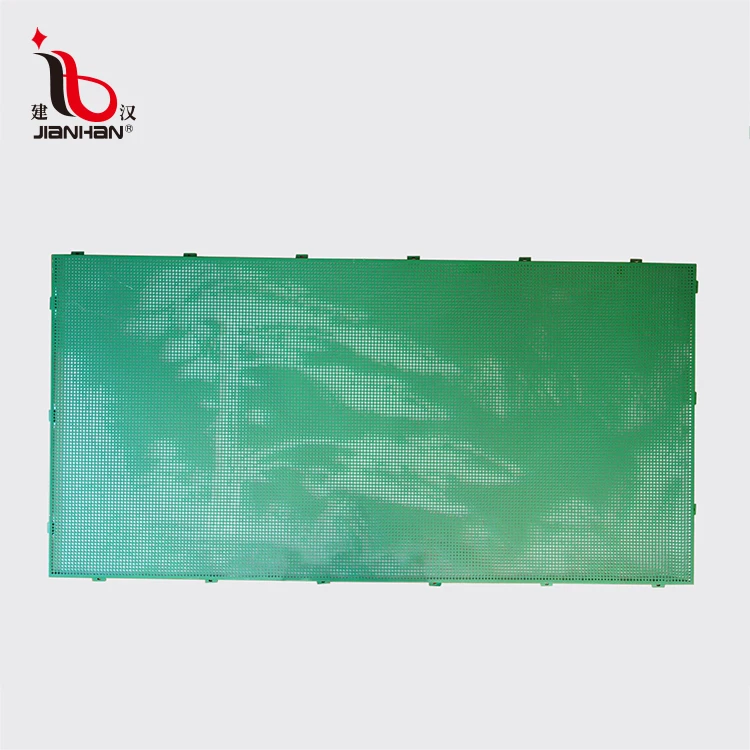 
Design carving rectangular green perforated sheet customized new aluminium punching plate 