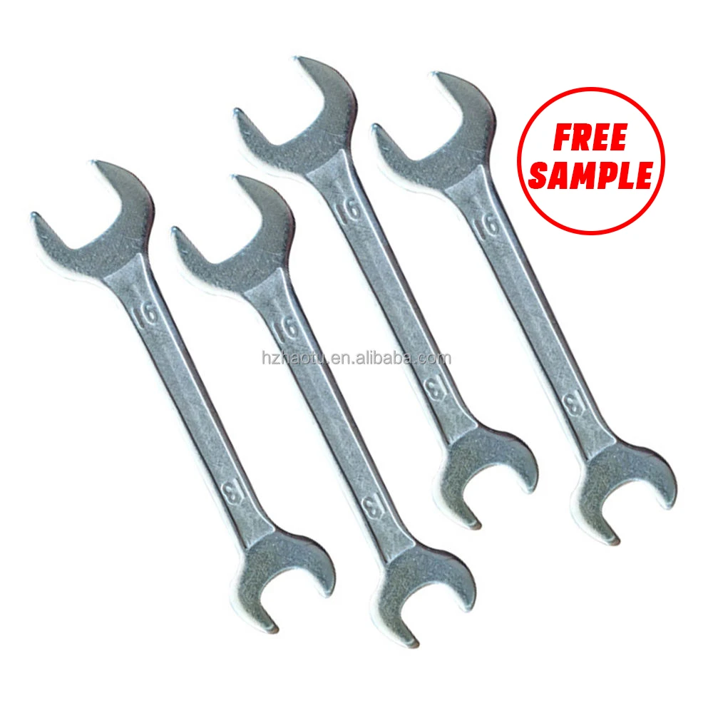 Mini Stamped Hex Single Open End Wrench Spanner zinc plated hex Allen Key Wrench
