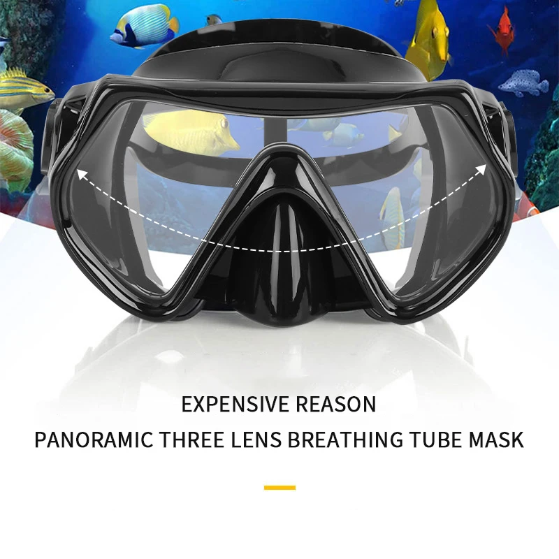 Custom scuba underwater diving mask set hot sale snorkel mask set scuba diving gear scuba cheap mask and snorkel 2pcs set
