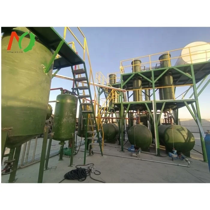 Porfitable Energy Saving 500kg-3tons Portable Waste Motor Oil Recycling to Diesel Oil Machine