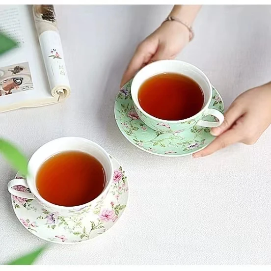 Tea Pot And Cup For One Person Single Pot Tea for One tea pot with cup and saucer For Wedding Gift