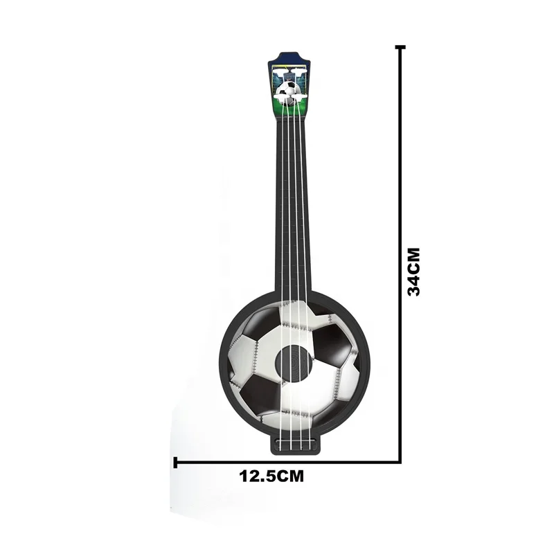 Newest Mini Guitar 4 Strings Classical Ukulele Toy Banjo Musical Instruments Cartoon Guitar Toy For Kids