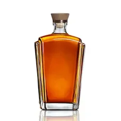 manufacture super flint  bottle high quality 500ml 700ml 750ml spirts rum gin whisky  XO brandy glass bottle