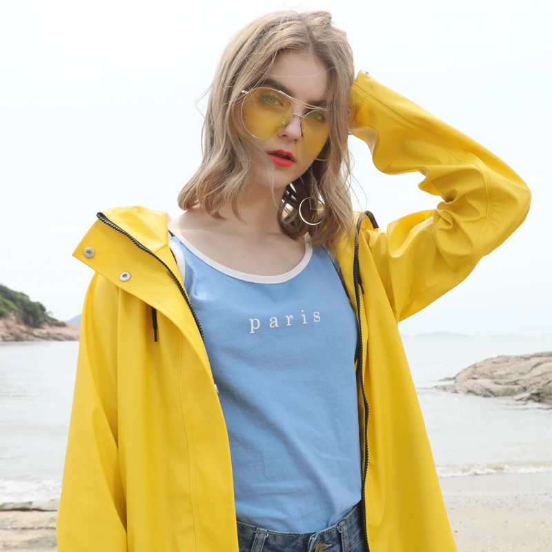 Rainfreem плащ куртка водонепроницаемые и ветрозащитные модели которые отлично сохраняют тепло 100% из полиэстера полиуретана способный преодолевать Броды для взрослых молодых пеший