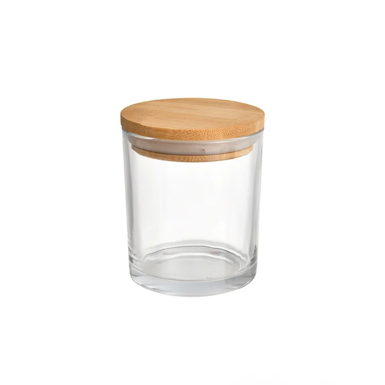  4oz 6oz 8oz 12oz Exclusive Customizeable High Quality Luxury Glass Candle Jars For Making Container With