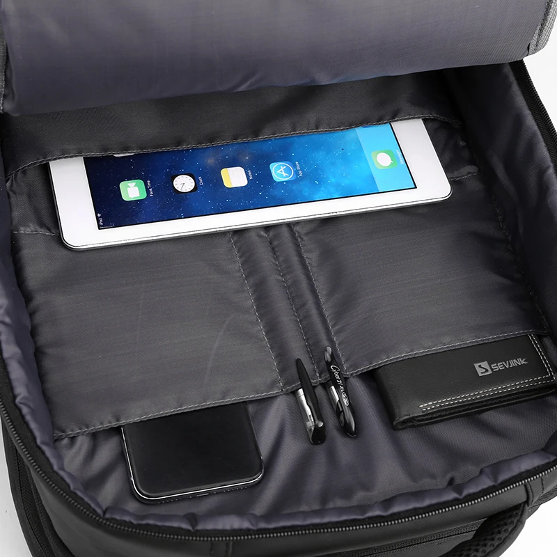Laptop backpack with usb charging port bag men